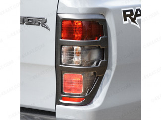 Ford Ranger Raptor matte black rear light surrounds