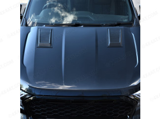 Isuzu D-Max 2012 on Bonnet Hood Scoop Matt Black