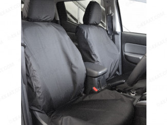 Fiat Fullback Tailored Waterproof Seat Covers Front View