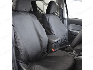 Front pair of seat covers for the Mitsubishi L200