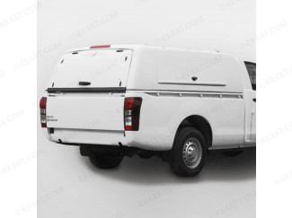 Ford Ranger Single Cab 2023- ProTop Gullwing Canopy with FRP Rear Door in White