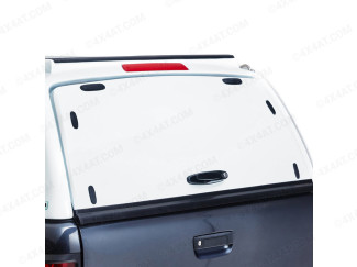 Pro//Top Low Roof Complete RKE Solid Rear Door for Ford Ranger 2012-2022 in Frozen White