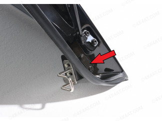 Mitsubishi GST2 Rear plate bracket