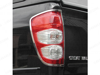 Stainless Steel Taillamp Trim For The Greatwall Steed 2012 Onwards
