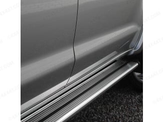 Nissan Qashqai Mk1/2 (Not +2) 2008-2013 Style 4 Polished Alloy Side Step Runners