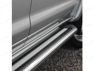 Mitsubishi Shogun Mk1 1984-1991 Swb (3 Door) Style 6 Stainless Steel Running Board Side Steps