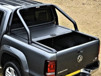 VW Amarok Mountain Top Roll - Black Roller Shutter