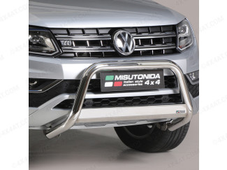 Stainless steel A-Bar, front styling bar, Volkswagen Amarok