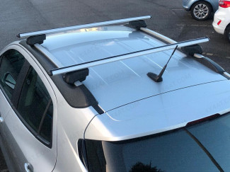 VW Tiguan Silver Roof Rack 