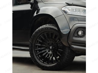Close up of Ultra Wide Carbon Wheel Arches