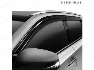 Dark smoke, tinted BMW X3 2004-2010 wind deflectors