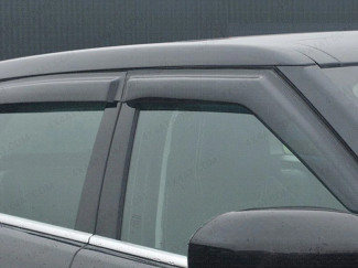 Dark smoke, tinted Ranger Rover L322 2002-2013 wind deflectors