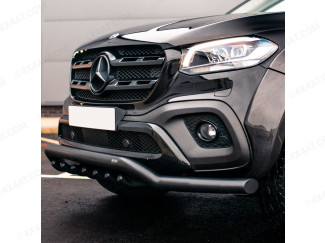 Spoiler Bar With Axle Bars In Black for Mercedes X-Class