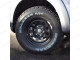 17X8 Black Modular Steel Wheel Nissan Navara D40