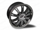 20" Wolf Ve Machine Faced Black Alloy Wheel for Nissan Qashqai 5x114 ET+35