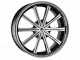 22x9.5 VW Touareg Wolfrace Genesis Stainless Steel Alloy Wheel