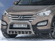 Hyundai Santa Fe 2012-2018 70mm Stainless Steel A-Bar with Axle Bars