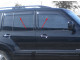 Mitsubishi Shogun LWB 2000-2019 Set of 4 Stick-On Tinted Wind Deflectors