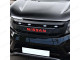 Matte Black Grille With Red Logo and LEDs To Fit Nissan Navara NP300