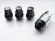 12mm X 1.25mm Black Locking Wheel Nuts (Set Of 4)