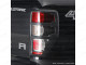 Ford Ranger 2019-2022 Gloss Black Rear Light Covers