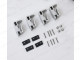 Ford Ranger 2012- Alpha Hardtop Clamps Set (4 Pieces) for GSE / CME / CMX / SCR / SC-Z