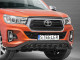 Toyota Hilux Invincible X Double Cab 2018 On Front Bar - Spoiler Bar With Axle Bar In Black