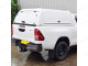 Toyota Hilux Extra Cab 2016- ProTop Gullwing Hardtop Canopy in White (Ladder Rack Compatible)