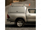 Toyota Hilux 2016- ProTop High Roof Gullwing Canopy In 1D6 Silver with Solid Rear Door