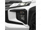 Mitsubishi L200 Series 6 2019 On Predator Fog Light Garnish - Matte Black