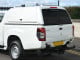 Mitsubishi L200 Club Cab 2015 Onwards Pro//Top Gullwing Canopy With Solid Tailgate In W32 White 