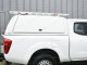 Nissan Navara 2015 Extra Cab Pro//Top Gullwing Canopy in QM1 White with Solid Rear Door