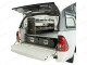 W1280mm x D350mm x H550mm Hexaboard 9 Compartment NS Bed Slide Shelving (PB800)