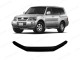 Mitsubishi Shogun 2000-2008 Dark Smoke Bonnet Guard