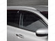 Hyundai Santa Fe 2012-2018 Set of 4 Stick-On Tinted Wind Deflectors with Chrome Strip