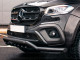 Mercedes X-Class Spoiler Bar with Axle Bars in Black