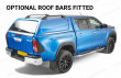 Toyota Hilux Aeroklas Commercial Hard Top Blank Sides with optional roof rails