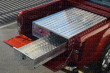 Aluminium pickup bed storage system with open drawer