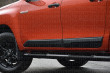 Toyota Hilux 2021 On - Matte Black Side Trims