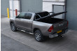 ProTop Black Aluminium Lift-Up Lid Tonneau Cover With Roll Bar for Toyota Hilux