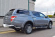 Mitsubishi L200 Double Cab 2015 Carryboy Windowed Leisure Truck Top Canopy With Roof Rails - Rear Corner View From Above