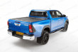 Toyota Hilux double cab with Roll N Lock tonneau cover, wheel arches, Hawke alloy wheels and wind deflectors