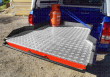 Chequer plate sliding bed tray for Mercedes X-Class
