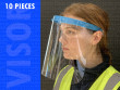 Face Visor Protection Shield Mask 10x