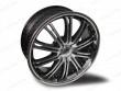 20 X 8.5 Inch Wolf Alloy Wheel Machine Face With Stainless Rim