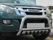 Steeler front nudge bar in stainless steel for Isuzu Dmax 2012 on