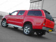 Toyota Hilux with windowed truck top