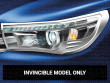 Toyota Hilux chrome head lamp surround for Invincible model only