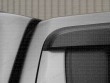 Close-up rear view of wind deflector for Fiat Fullback 2016 on