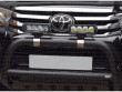 A-Bar With Axle Plate In Black Toyota Hilux 